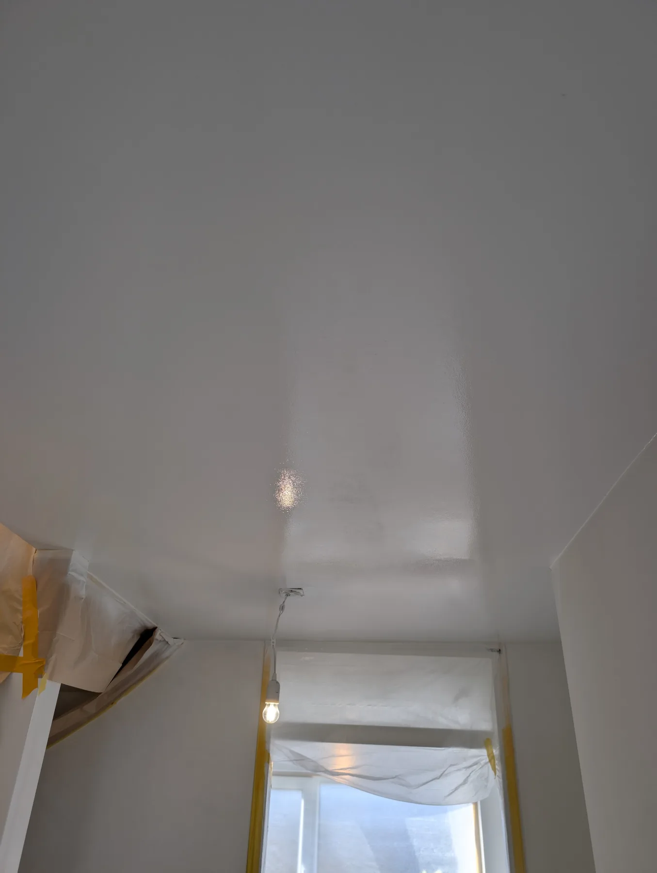 Glad airless gespoten plafond